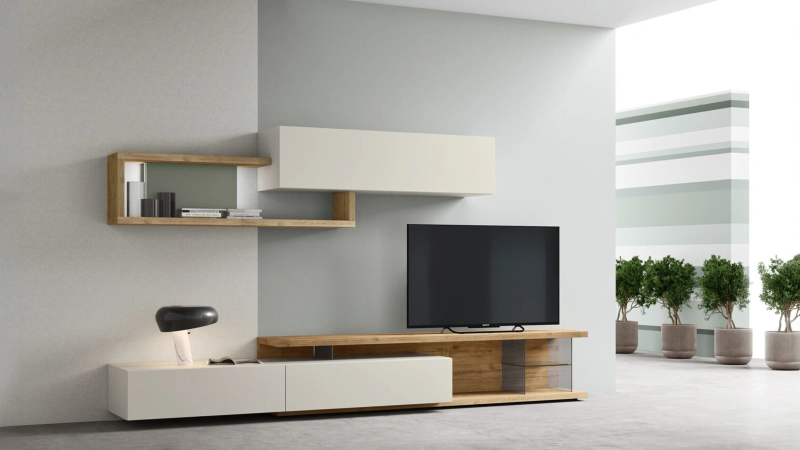 Mobile Porta Tv a terra sm2375 di Maronese