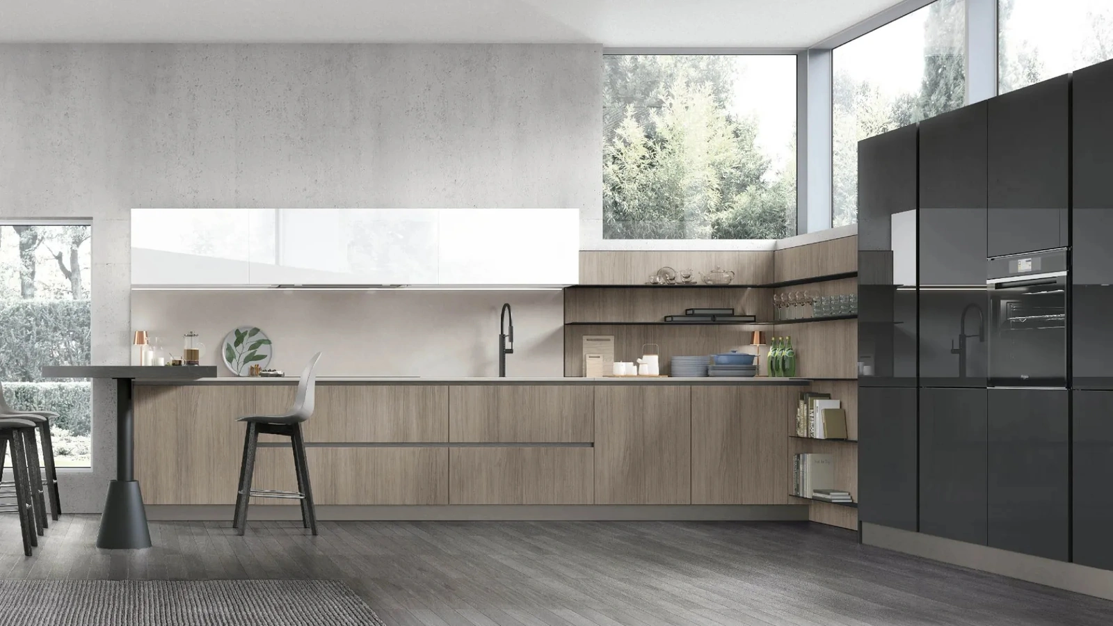 Cucina Moderna Infinity 06 di Stosa