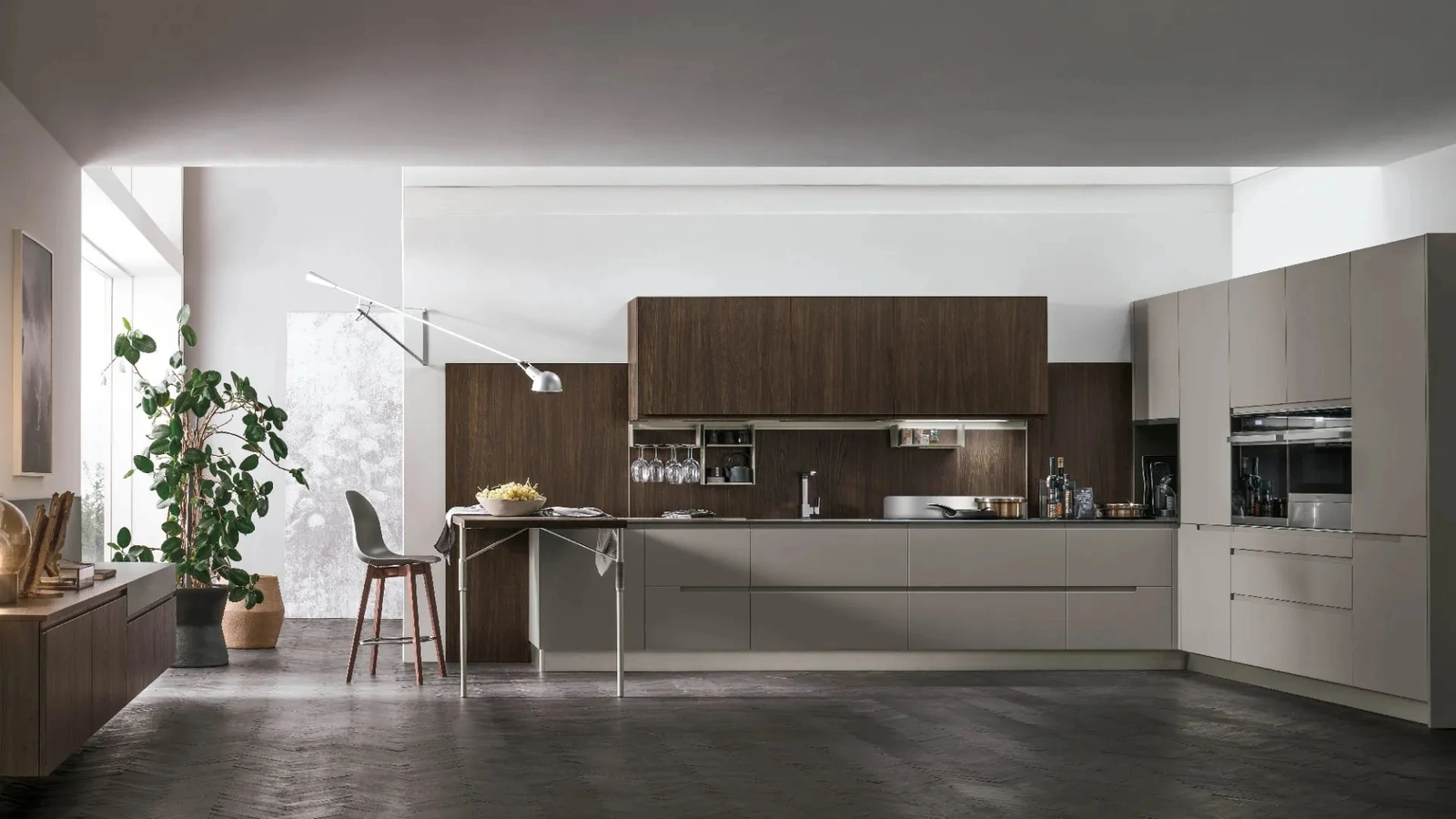 Cucina Moderna angolare Karma 01 di Stosa