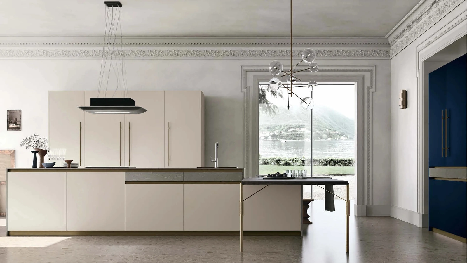 Cucina Moderna con isola Metropolis 04 di Stosa
