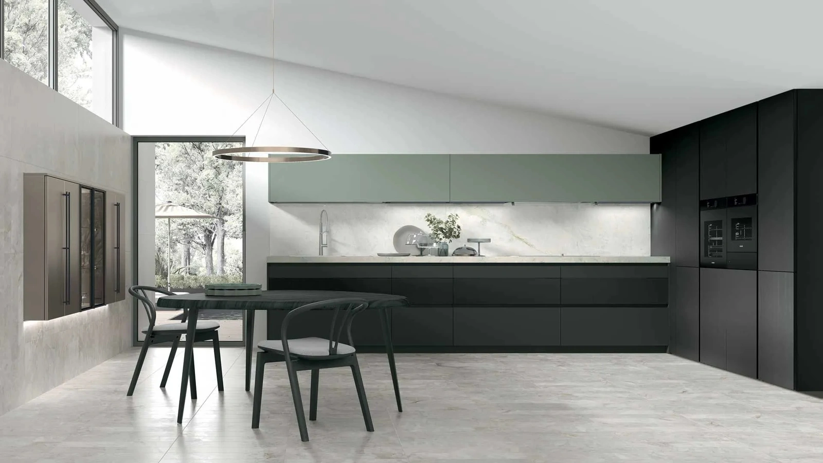 Cucina Moderna elegante Metropolis 14 di Stosa