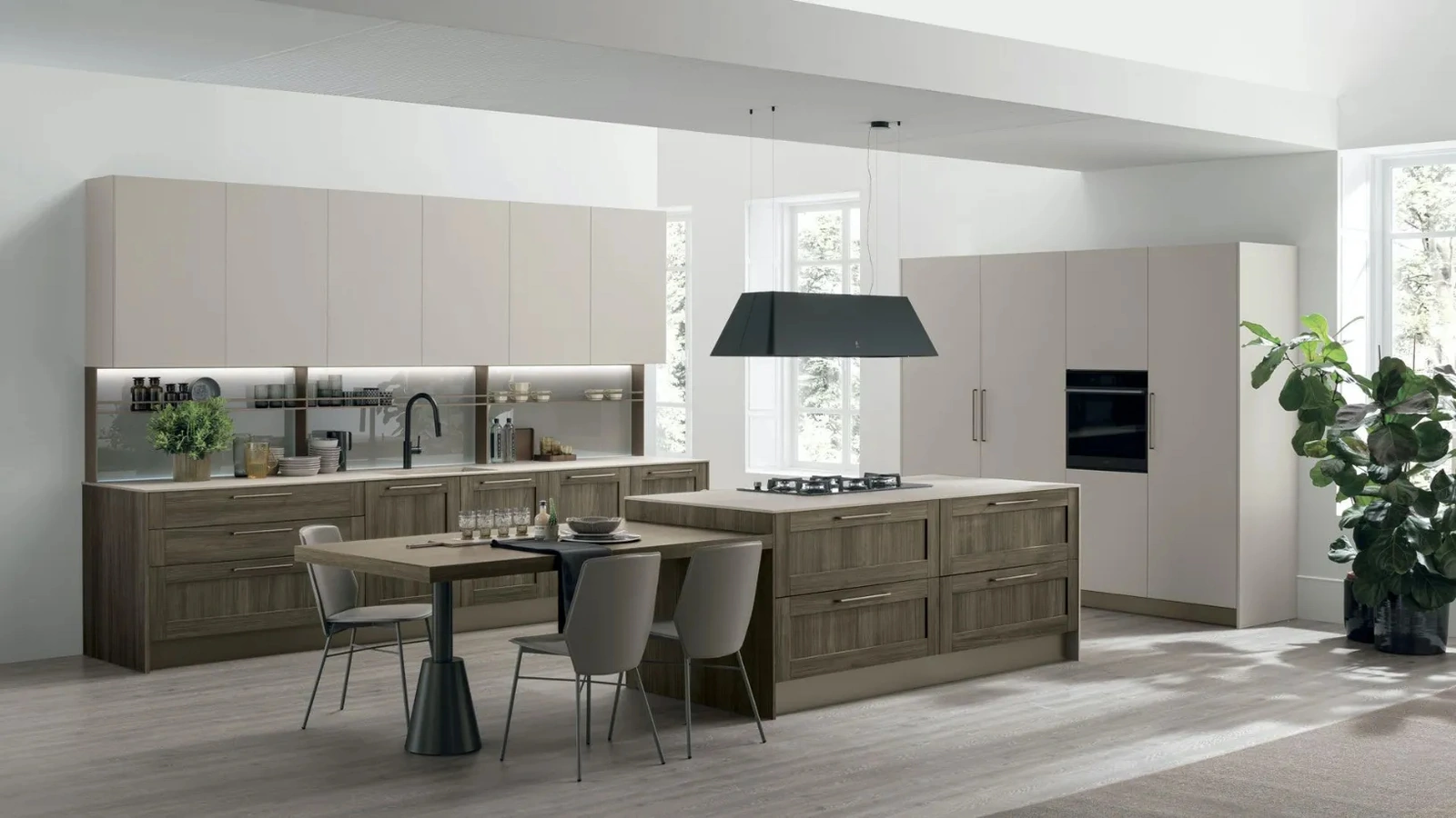 Cucina Moderna con isola City 01 di Stosa